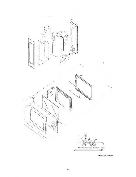 Frigidaire Microwave Frame 5304440822
