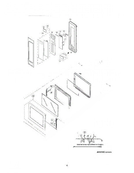 Frigidaire Microwave Frame 5304440861