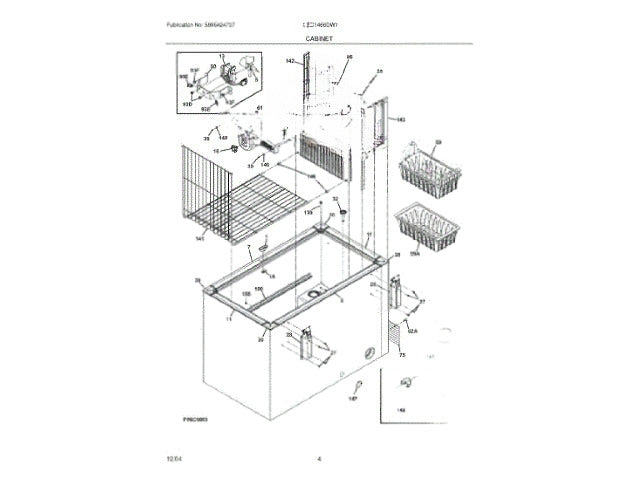 Frigidaire Freezer Panel-Access 216034307