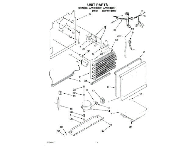 Whirlpool Freezer Cover-Term 8210242