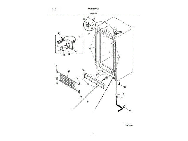 Frigidaire Freezer Cover-Control Housi 297013800