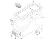 GE Freezer Support-Lock WR02X11759