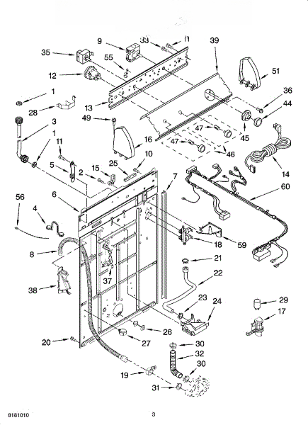 Whirlpool Control Panel 3956981