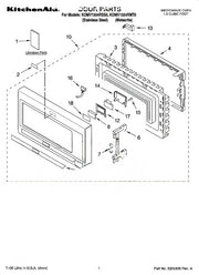 Whirlpool Microwave Name Plate 8205919