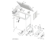 GE Freezer Cover Board WR02X12049