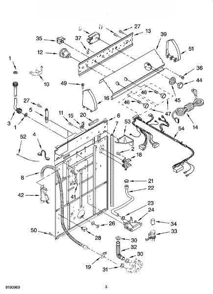 Whirlpool Control Panel 3956986