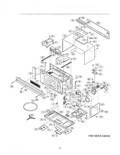 Frigidaire Microwave Screw 5304450253