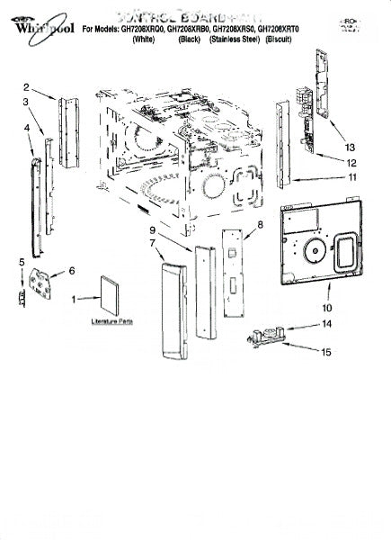 Whirlpool Microwave Base 8206067