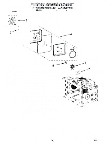 Whirlpool Microwave Brkt-Mount 8206070