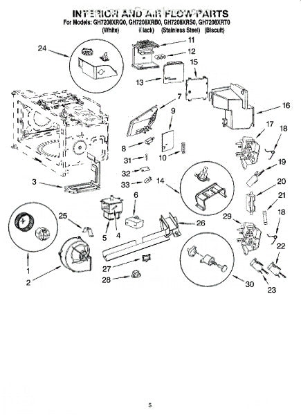 Whirlpool Microwave Shield 8206036