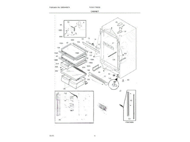 Frigidaire Freezer Frame-Shelf 297050600