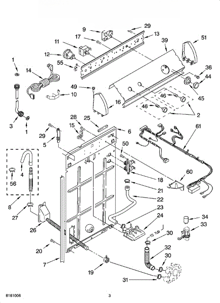 Whirlpool Control Panel 3956989