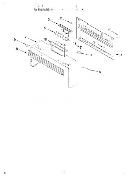 Whirlpool Microwave Wrapper-Cab 8206546