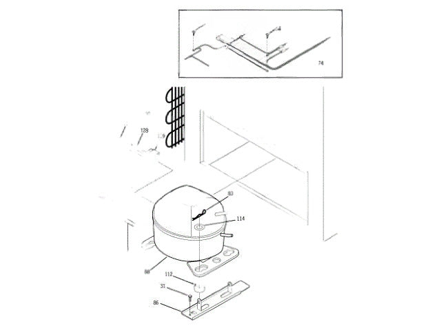 GE Freezer Clip Controller WR02X12032