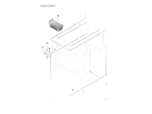 Frigidaire Freezer Breaker-Corners 216105504