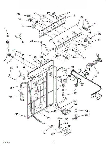 Whirlpool Control Panel 3956995