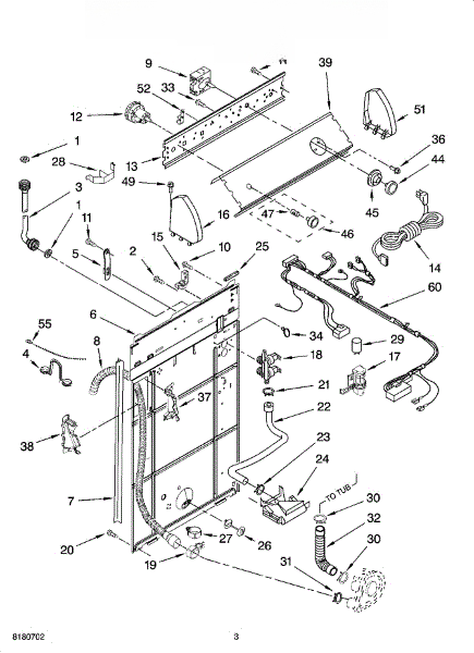 Whirlpool Control Panel 3956982