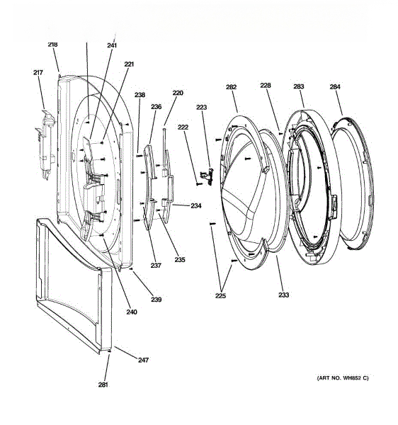 GE SCREW_M5 6 WH02X10190