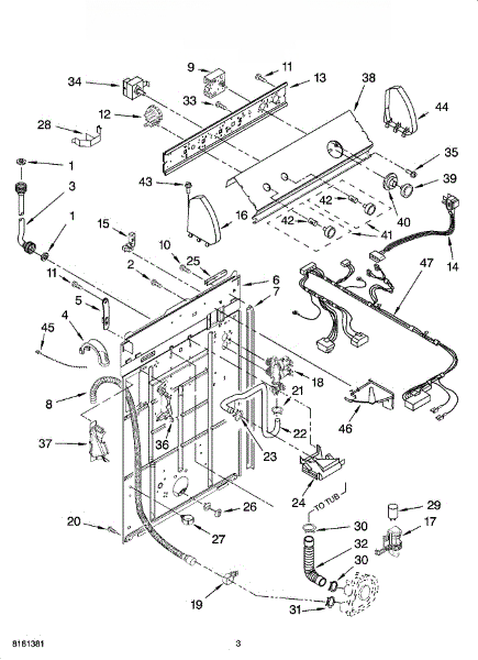Whirlpool Control Panel 3957004