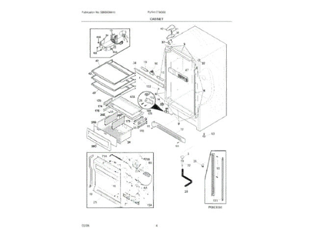 Frigidaire Freezer Frame-Crisper Cover 297092501
