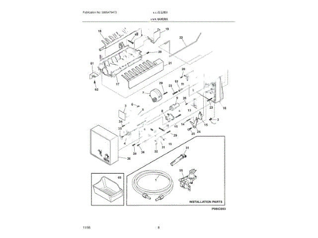 Frigidaire Freezer Adapter-Water Suppl 297114101