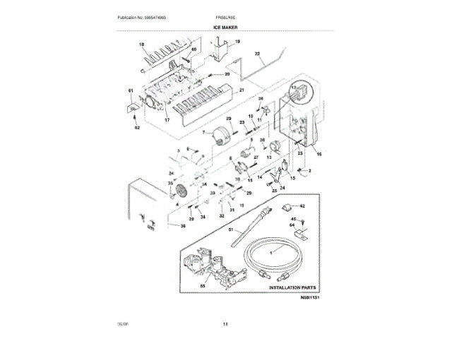 Frigidaire Freezer Screw 5304456674