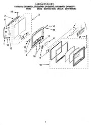 Whirlpool Microwave Door Glass W10115584