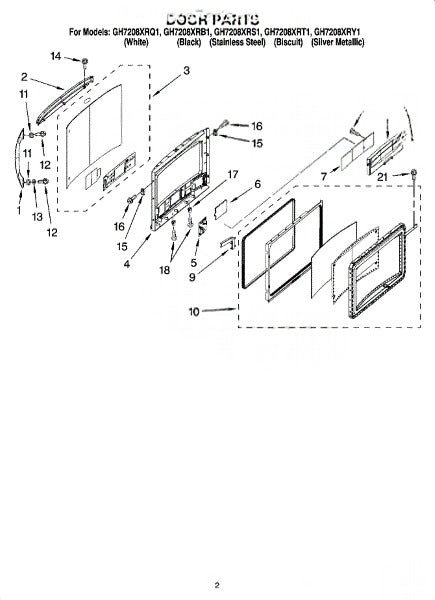 Whirlpool Microwave Guide-Air W10115590