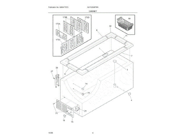 Frigidaire Freezer Breaker 297129500