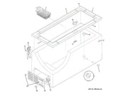 GE Freezer Name Plate WR04X10159