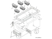 GE Freezer Support Divider WR02X12325