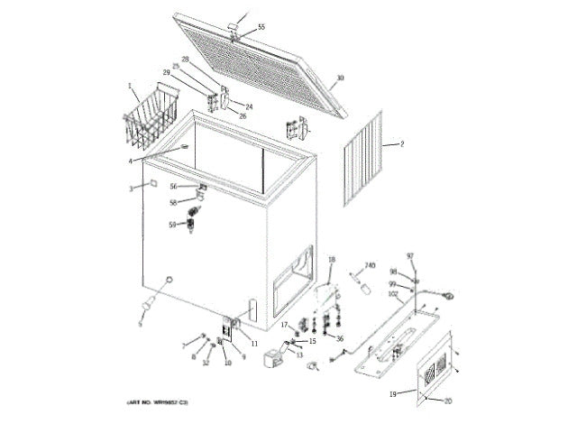 GE Freezer Over Load Protector WR02X12277