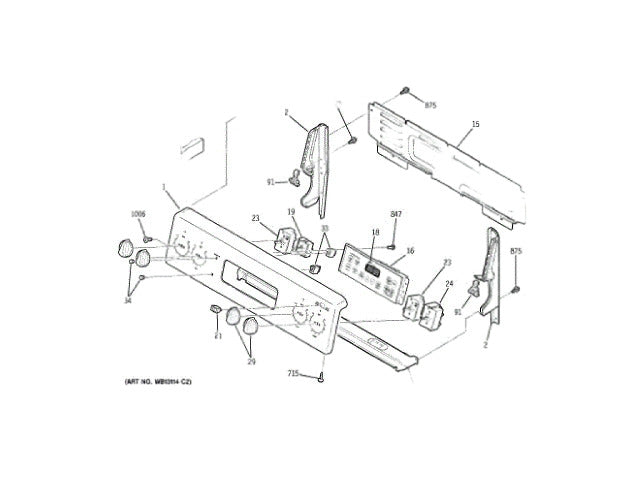GE Freezer Scr 1/4-20 Hx 3/8 S WR02X12314