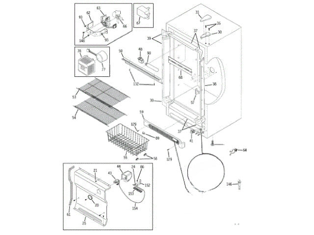 GE Freezer Shield-Light WR02X12445