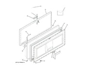 GE Freezer Panel Outer Door Whit WR78X11921