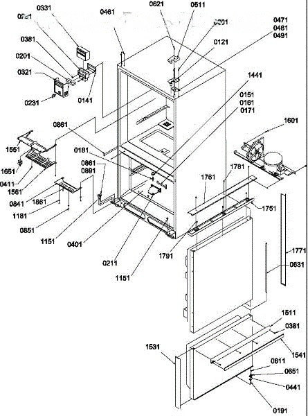 Whirlpool Refrigerator Extension-W Refrigerator Dr 12059101