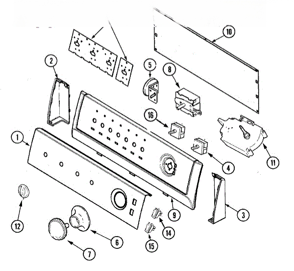 Whirlpool Control Panel 21002044