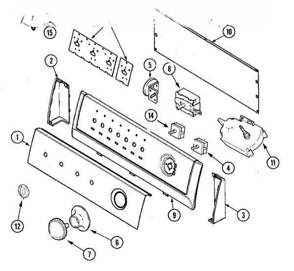 Whirlpool Control Panel 21002043
