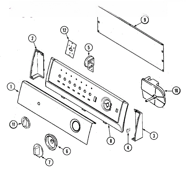Whirlpool Control Panel 21001550