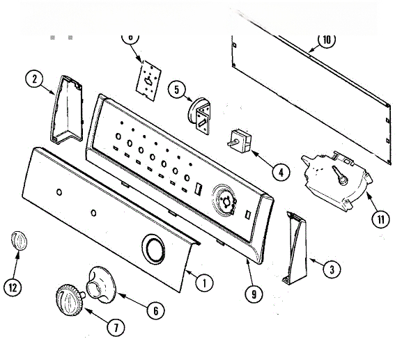 Whirlpool Facia 21002165
