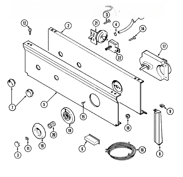 Whirlpool Main Wire Harness 22001318