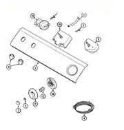 Whirlpool White Control Panel 22003450