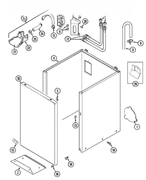 Whirlpool Guard, Belt 22001624