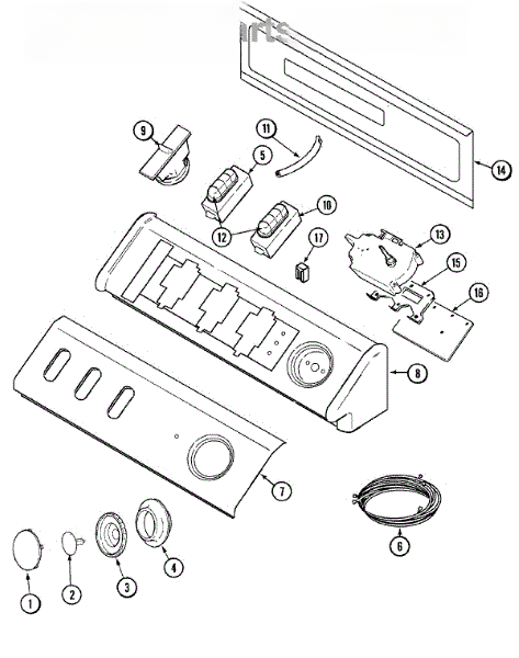 Whirlpool Panel, Control (bsq) 22003504
