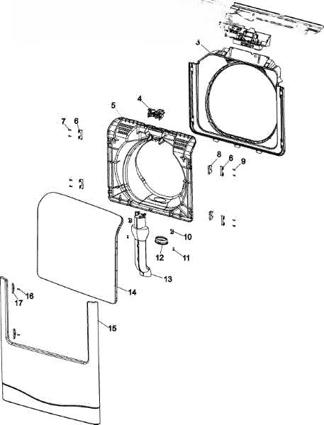 Whirlpool Support, Door Lock 22003626
