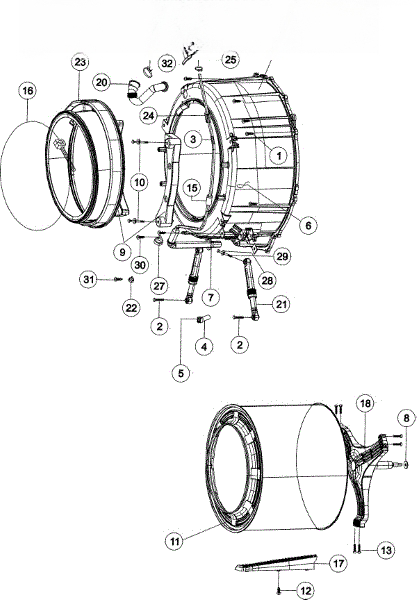 Whirlpool Hose-Pressure (l) 34001436