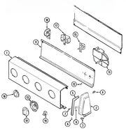 Whirlpool Switch, Paddle 2 Pos. 35-3204