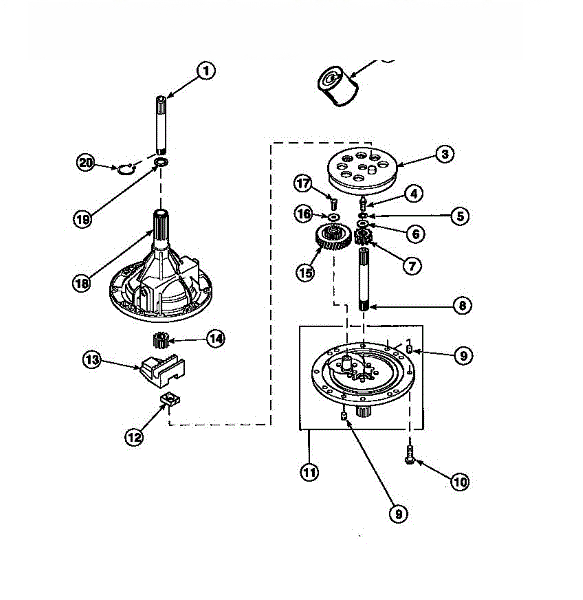 Whirlpool Pinion, Drive 36562