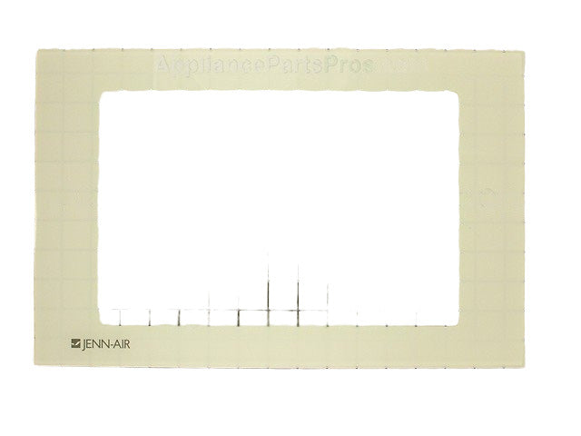 Whirlpool Microwave Glass, Door (wht) 53001133