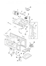Whirlpool Microwave Duct 53001368